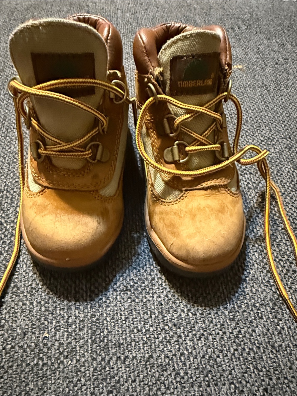 Timberland Kids Brown Leather Lace-Up Outdoor Boots